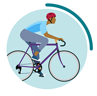 Fahrrad-Icon Klima-Taler
